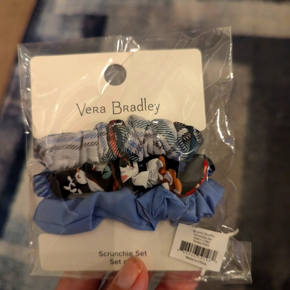Vera Bradley Maddalena Medley Hair Scrunchies - Set of 3 - Picture 2 of 5